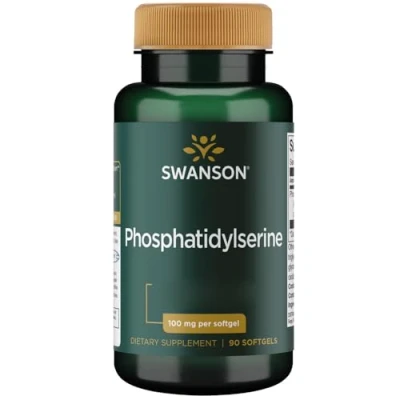Abbildung von Swanson, Phosphatidylserine, 300mg pro Tagesdosis, 90 Weichkapseln, Hochdosiert, Laborgeprüft, Glutenfrei, Ohne Gentechnik
