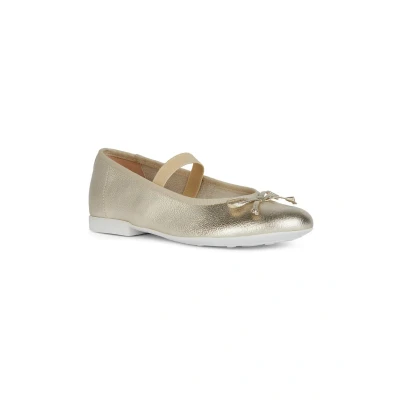 Abbildung von Geox Riemchenballerina für Kinder, Größe: 26, Platinum Schuhe