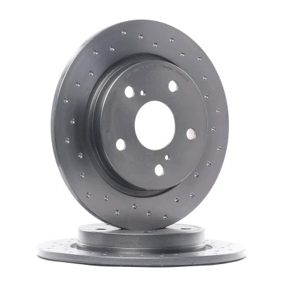 Abbildung von BREMBO XTRA LINE 08.A912.1X Bremsscheibe 270 10 5 gelocht, voll beschichtet TOYOTA: Auris Hatchback, Estate, Corolla X Saloon