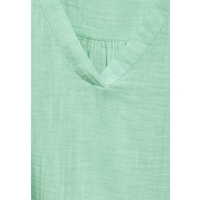 Abbildung von STREET ONE Damen A344897 Ärmellose Bluse, tidel Green, 44
