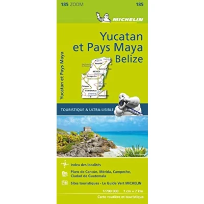Abbildung von Michelin Yucatan: Straßen und Tourismuskarte 1:700.000 (MICHELIN Zoomkarten)