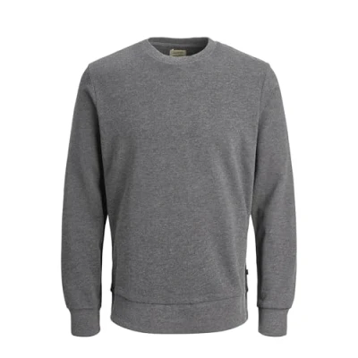 Abbildung von JACK &amp; JONES Herren JJEHOLMEN Sweat Crew Neck NOOS 12136886, Medium Grey Melange, XL