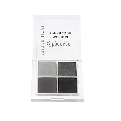 Abbildung von benecos Naturkosmetik Quattro Eyeshadow Palette vegan smokey eyes