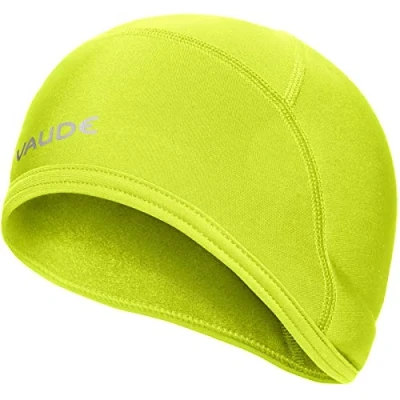Abbildung von VAUDE Bike Warm Cap Warme und Atmungsaktive Fleece Mütze Schnelltrocknend Klimaneutral kompensiert Umweltfreundlich hergestellt Ideale Wärme unter dem Helm Green Shape Label