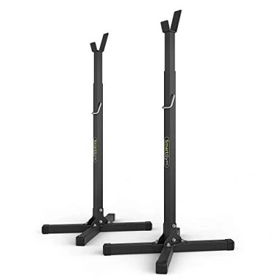 Abbildung von Marbo Sport, Kniebeugenständer Für Langhanteln (2 Stück) SG 10, Squat Rack, Langhantelablage, Verstellbare Hantelbank Kraftraining Langhantel Sports, Fitness, Hantelablage, Schwarz