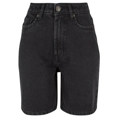 Abbildung von Urban Classics Bermuda Jeans Shorts, Damen, Größe: XS, Black washed