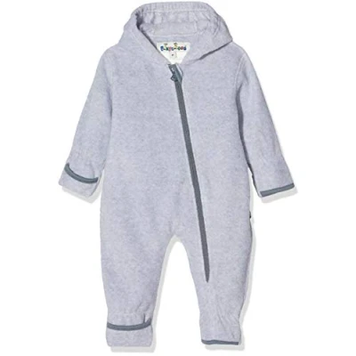Abbildung von Playshoes Unisex Kinder Fleece Overall Jumpsuit, grau/melange, 68