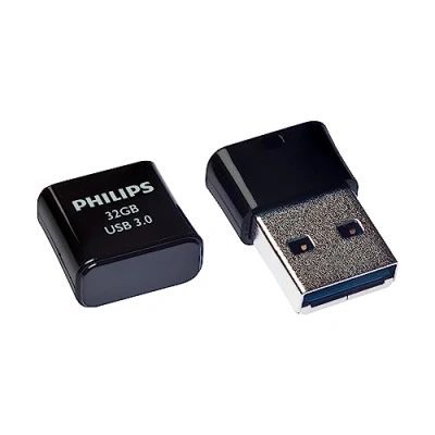 Abbildung von Philips Pico Edition Super Speed 3.0 USB Flash Laufwerk 32 GB Ultra Small für PC, Laptop, Computer, Smart TV, Car Audio and More Lesegeschwindigkeit bis zu 180 MB/s