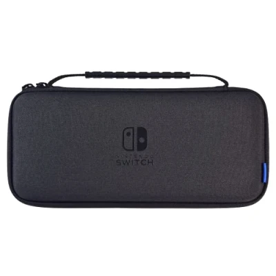 Abbildung von HORI Tragetasche für Nintendo Switch OLED Modell (Schwarz) Schlankerobuste Schutzhülle mit Griff Offiziell Lizenziert, NSW 810U