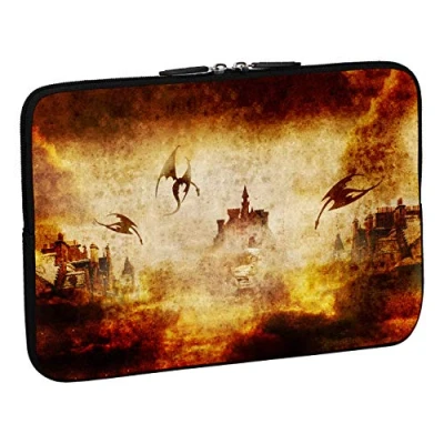 Abbildung von PEDEA Design Schutzhülle Notebook Tasche bis 15,6 Zoll (39,6cm), Dragon&#039;s Castle