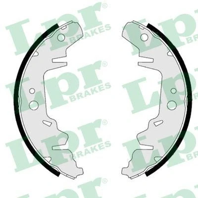 Abbildung von LPR 07280 Bremsbacken 250 57 CHRYSLER: Voyager 4, / Grand 3, KIA: CARNIVAL 2