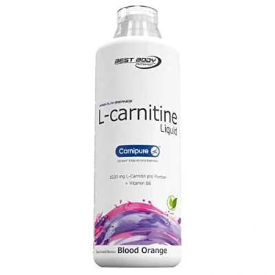 Abbildung von Best Body Nutrition L Carnitine Liquid mit Carnipure und Vitamin B6, Blood Orange, 1000 ml