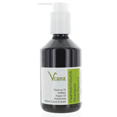 Abbildung von Veana Haarwachstums Shampoo Vital DeLuxe (250ml) Haarwuchs Shampoo, Anti Haarausfall, Haarshampoo um Haarausfall zu stoppen und Haarwachstum reaktivieren beschleunigen
