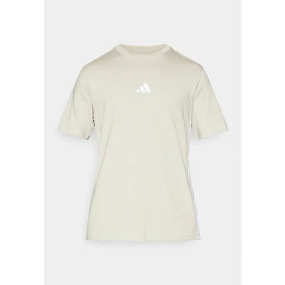 Abbildung von adidas Sportswear Essential Three Stripes Single Tshirt basic, Herren, Größe: Large, Olive strata/black