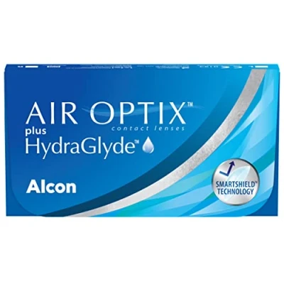 Abbildung von Air Optix plus HydraGlyde Monatslinsen weich, 6 Stück, BC 8.6 mm, DIA 14.2 0.75 Dioptrien