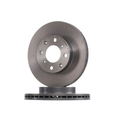 Abbildung von BREMBO 09.5285.11 Bremsscheibe 240 21 4 innenbelüftet beschichtet mit Schrauben HONDA: CIVIC V Hatchback, 6 Fastback