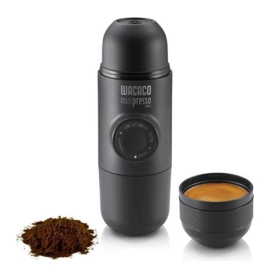 Abbildung von Wacaco Minipresso GR Tragbare Espressomaschine schwarz MINI