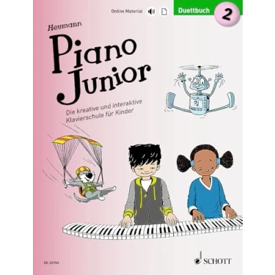 Abbildung von Piano Junior: Duettbuch 2: Die kreative und interaktive Klavierschule für Kinder. Band 2. Klavier 4 händig. (Piano Junior deutsche Ausgabe, 2)