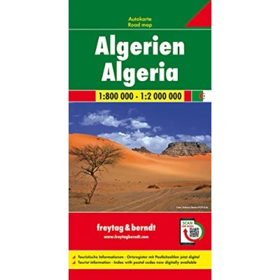 Abbildung von Algerien, Autokarte 1:800.000 1:2.000.000: Mit Ortsverzeichnis. Klimatabellen (freytag &amp; berndt Auto + Freizeitkarten, Band 147)