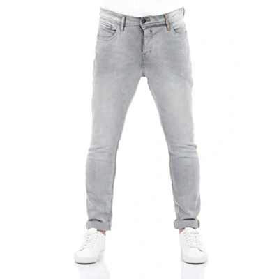 Abbildung von riverso Jeans Herren Stretch Tapered Fit RIVToni Jeanshose Hose Denim, Farbe:Grey Denim (G113), Größe:36W / 30L