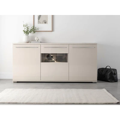 Abbildung von PLACES OF STYLE Kommode »Piano« (H/B/T): 84,6/150/45,2cm, Hochglanz UV lackiert, Soft Close Funktion