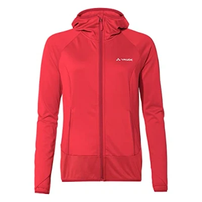 Abbildung von VAUDE Fleecejacke Damen Tekoa Fleece Jacket II, funktionelle Übergangsjacke mit Kapuze, warme Zwischenjacke zum Wandern Stretch Anteil
