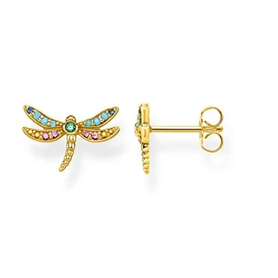 Abbildung von Thomas Sabo Ohrstecker Libelle vergoldetes Silber H2051 315 7