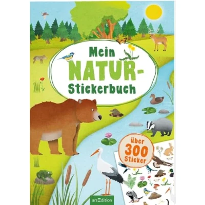 Abbildung von Mein Natur Stickerbuch: Über 300 Sticker Stickerheft für Kinder ab 4 Jahren