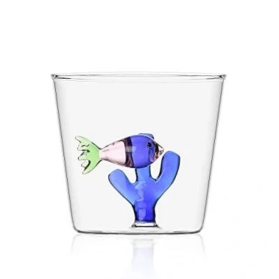 Abbildung von Ichendorf 0.09352055 Tumbler mit rosa Fisch/Blaualge, Glas