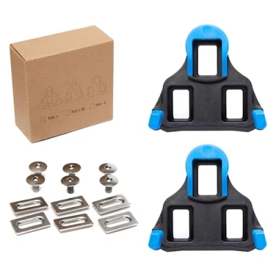 Abbildung von Fahrradschuhe Cleats Kompatibel mit Shimano Pedale, Cycling Cleat SPD SL Pedalen Delta Clips (2 Grad Float) SH 12