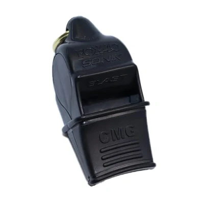 Abbildung von Fox 40 Sonik Blast CMG Whistle Referee Coach Outdoor Enthusiasts Dog Black