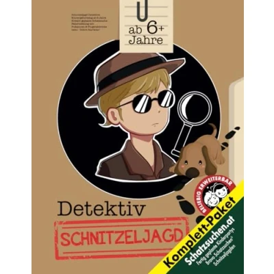 Abbildung von Schnitzeljagd Detektive Kindergeburtstag ab 6 Jahre: Kreativ geplante Schatzsuche Fallermittlung mit Fußspuren &amp; Fingerabdrücke lesen Sofort Startklar! (Bravo Schatzsuche)