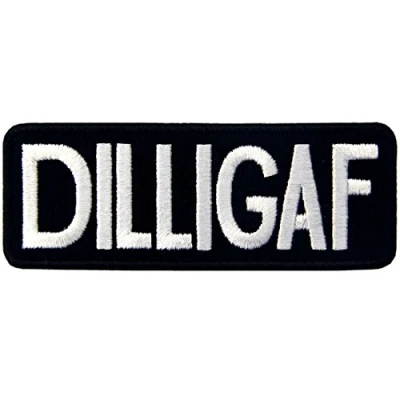 Abbildung von DILLIGAF Radfahrer Flicken Bestickter Aufnäher zum Aufbügeln/Annähen