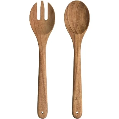 Abbildung von LEONARDO HOME 023076 Salatbesteck, Holz
