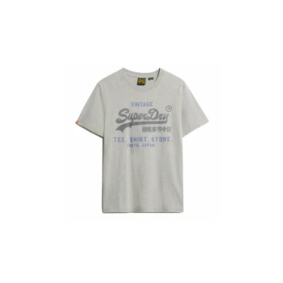 Abbildung von Superdry Tshirt print, Herren, Größe: Medium, Grau