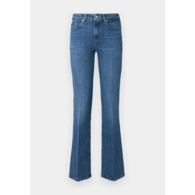 Abbildung von Tommy Hilfiger Bootcut Jeans Bootcut, Damen, Größe: 33x32, Mid blue