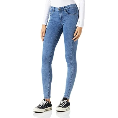 Abbildung von ONLY Onlrain LIFE Jeans Skinny Fit, Damen, Größe: XSx30, Medium blue denim