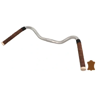 Abbildung von Gusti Echtleder Lenkerband Fahrrad Fausto C. 80 cm Griffband Griff Bartape Fahrradzubehör Rennrad inkl Korken Lederband Lenker Camel