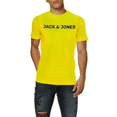 Abbildung von JACK &amp; JONES Herren JJECORP Old Logo Tee SS O Neck, Kurzarm T Shirt, Rundhals, Safety Yellow, XL