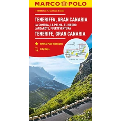 Abbildung von MARCO POLO Regionalkarte Teneriffa, Gran Canaria 1:150.000: La Gomera, Palma, El Hierro, Lanzarote, Fuerteventura