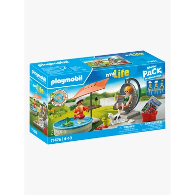 Abbildung von Playmobil 71476 My Life Starter Pack Baukasten Planschspaß zu Hause