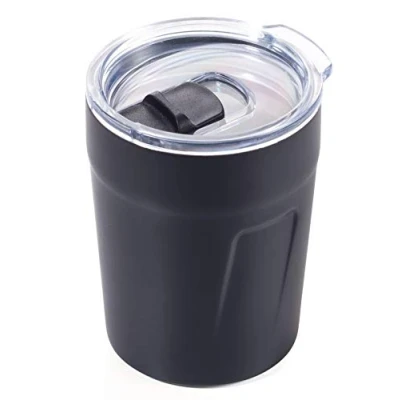 Abbildung von Troika Unisex Erwachsene Espresso Doppio Thermosbecher, schwarz, 1 Stück (1er Pack)