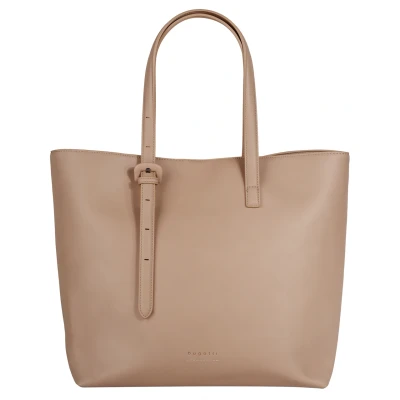 Abbildung von bugatti LUNA Shopper Laptopfach Shopping Bag, Damen, Größe: One Size, Beige