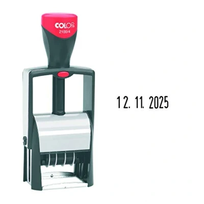 Abbildung von COLOP Datumstempel Classic Line 2100/4 Datum in Ziffern Abdruckfarbe schwarz, 17 x 8 5,3 cm