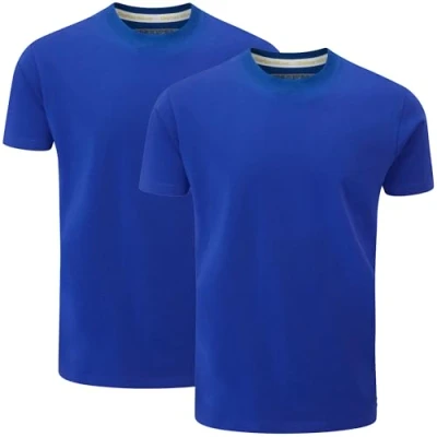 Abbildung von Charles Wilson 2er Packung T Shirts mit Rundhalsausschnitt (L, Blueberry (0824))