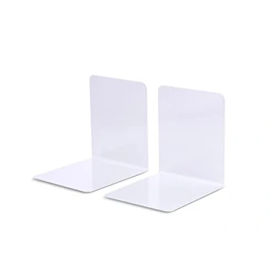 Abbildung von MAUL Buchstütze aus Metall (2er Pack) 14x12x14cm Bücherhalter, Organzier für Kinder, Bücher, Büro, Regal Bücherstütze magnetisch stabilem Stilvoller Buchhalter Grau