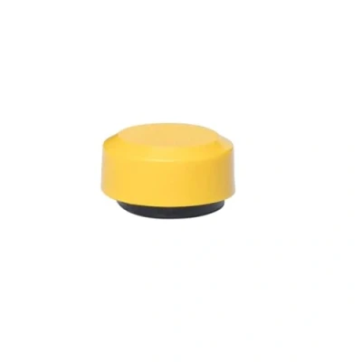 Abbildung von MAUL Facetterand Magnete (20 Stück) MAULpro Ø 15mm Mini aus Kunststoff Starke für Whiteboard und Magnettafel ideal Büro, Homeoffice Werkstatt Gelb