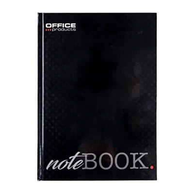 Abbildung von OFFICER PRODUCTS 16031211 99 Notizbuch A5 Kariert Hardcover / 192 Seiten 96 Blatt/Notizblöcke Notebook Journal Tagebuch Schreibblock Schulheft