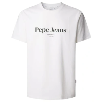 Abbildung von Pepe Jeans DALE TEE Tshirt print, Herren, Größe: Medium, Off white