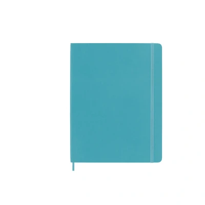 Abbildung von Moleskine Notizbuch XL Liniert Weicher Einband Riffblau